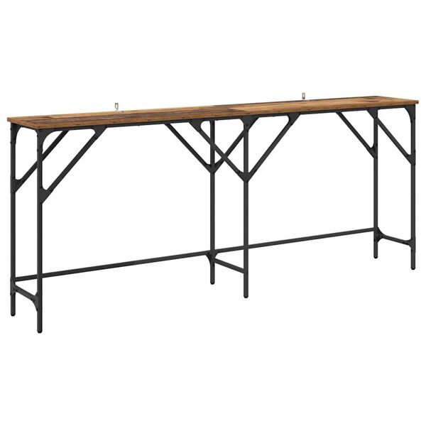 vidaXL Konsolentisch Altholz 180 x 30 x 75 cm Holzwerkstoff