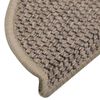 vidaXL Stufenmatten Selbstklebend Sisal-Optik 30 Stk. 56x17x3 cm