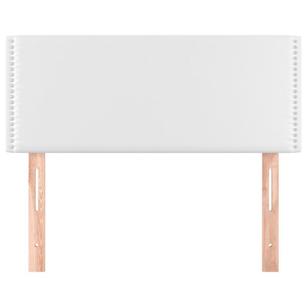 vidaXL Kopfteil Wei&szlig; 90x5x78/88 cm Kunstleder