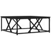 vidaXL Couchtisch Schwarz 70x70x30 cm Holzwerkstoff