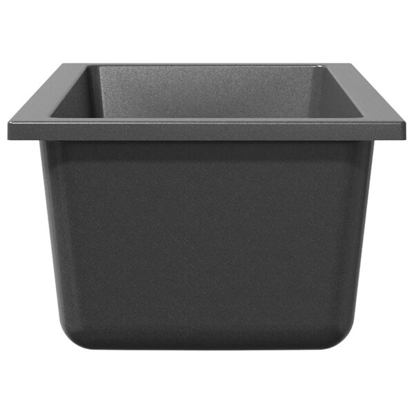 vidaXL Küchen-Spüle Grau 21 x 44 x 14 cm Granit