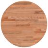 vidaXL Tischplatte &Oslash;40x4 cm Rund Massivholz Buche
