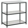 vidaXL K&uuml;chenregal HATTEM Silber 90 x 50 x 92 cm Stahl