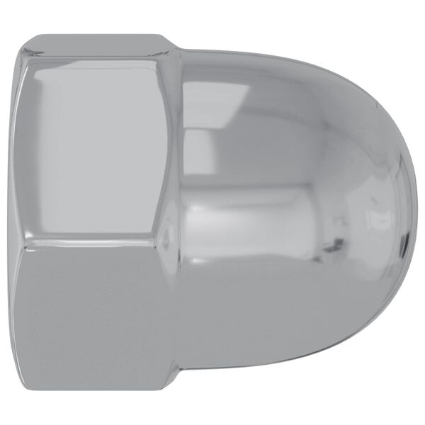 vidaXL Mutter 2 pcs Silber M6 x 10 mm Eisen