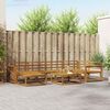 vidaXL Outdoor-Sofagarnitur 7 pcs Natur Massivholz Akazie