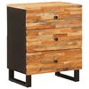 vidaXL Bettkasten Braun 50 x 33 x 62 cm Massivholz Mango