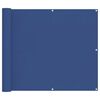 vidaXL Balkonsichtschutz 100 x 800 cm Oxford-Stoff Rechteckig Blau