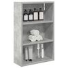 vidaXL Badezimmer-Wandschrank mit Regal Betongrau 40 x 16 x 62,5 cm