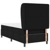 vidaXL Boxspringbett mit Matratze Schwarz 80 x 200 cm Stoff