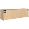 vidaXL Bad-Wandschrank Artisan-Eiche 100x25x30 cm Holzwerkstoff