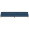vidaXL Boxspringbett mit Matratze Blau 90 x 190 cm Stoff