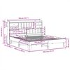 vidaXL Massivholzbett ohne Matratze 180x200 Kiefernholz