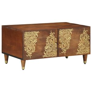 vidaXL Couchtisch Honigbraun 80 x 50 x 40 cm Massivholz Mango