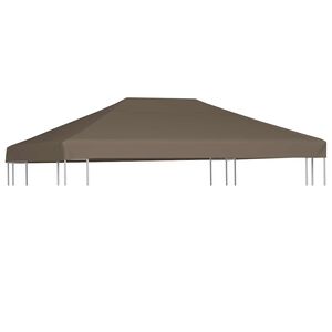 vidaXL Pavillondach 310 g / m&sup2; 3x4 m Taupe