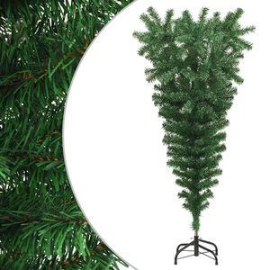 vidaXL Weihnachtsb&auml;ume PVC, Steel Gr&uuml;n