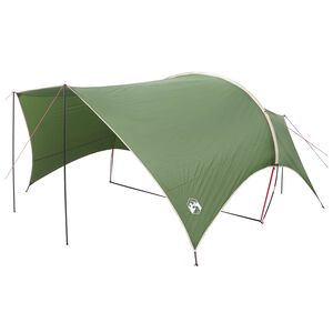 vidaXL Camping Tarp Wasserfest Gr&uuml;n 550 x 400 x 230 cm