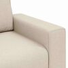 vidaXL Sofa Beige 100 x 80 x 82 cm Leinenmischgewebe