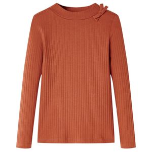 vidaXL Kinder-Langarmshirt Cognac 104