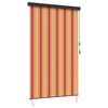 vidaXL Rollo Mehrfarbig 100 x 250 cm Stoff und Aluminium