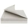 vidaXL Plane mit &Ouml;sen Wei&szlig; 6 x 12 m 90 gsm PE