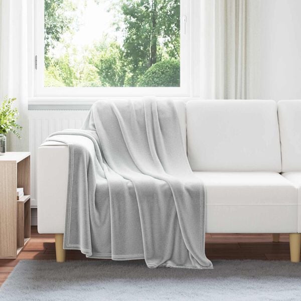vidaXL Wohndecken 6 pcs Grau 130 x 150 cm Fleece
