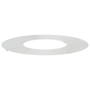vidaXL geeignet f&uuml;r flachen Baumring Silber &Oslash;30/60 cm Verzinkter Stahl