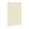 vidaXL Plissee Creme 95x100 cm Stoffbreite 94,4 cm Polyester