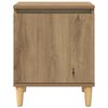 vidaXL Nachttisch Artisan-Eiche 40 x 30 x 50 cm Holzwerkstoff