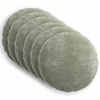 vidaXL Kissenbezug 6 stk. HEERLEN Gr&uuml;n &Oslash; 60 cm Chenille-Stoff