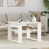 vidaXL Couchtisch mit Speicher Wei&szlig; 64 x 54 x 44 cm Holzwerkstoff