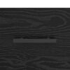 vidaXL Sideboard mit Schubladen Schwarz Eichen-Optik 69,5 x 34 x 90 cm