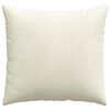 vidaXL Sofakissen 2 St&uuml;ck Creme 45 x 45 cm Cordstoff