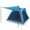 vidaXL Campingzelt 4 Personen Blau Quick Release Wasserfest