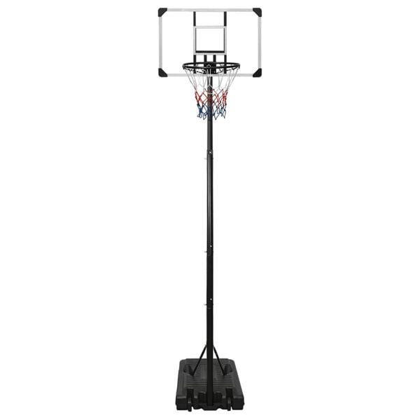 vidaXL Basketballständer Transparent 280-350 cm Polycarbonat
