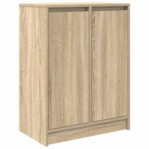vidaXL Sideboard Sonoma-Eiche 57x34x76 cm Holzwerkstoff