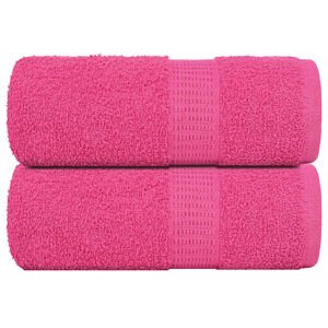 vidaXL Wascht&uuml;cher FROGN 2 Stk. Rosa 30x30 cm 360 g/m&sup2;