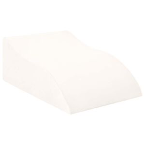 vidaXL Beinkissen 68 x 41 x 24 cm PU-Schaum Wei&szlig;