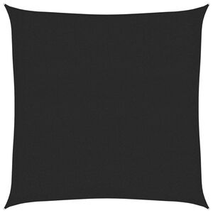 vidaXL Sonnensegel 160 g/m&sup2; Schwarz 3x3 m HDPE