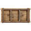 vidaXL Tablett Braun 30 x 14 x 9 cm Massives upgecyceltes Holz