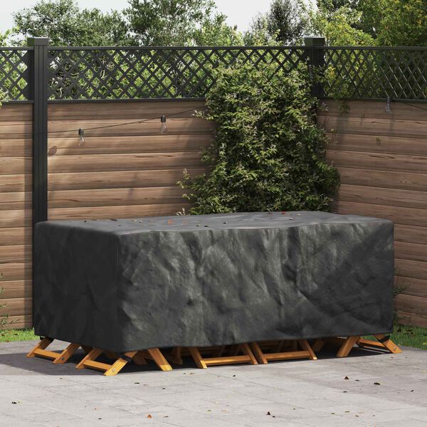 vidaXL M&ouml;belbezug Uni Schwarz 200 x 110 x 70 cm 210D