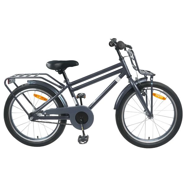 vidaXL Kinderfahrrad 20 Zoll f&uuml;r 6-11 Jahre alt Dunkelgrau