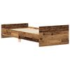 vidaXL Bettgestell ohne Matratze Altholz-Optik 90x190cm Holzwerkstoff