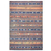 vidaXL Teppich Blau und Orange 160 x 230 cm PP