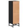 vidaXL Sideboard Schwarz Eichen-Optik 35 x 37 x 117 cm