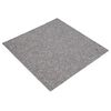 vidaXL Teppichfliese Braun 50 x 50 cm 20 pcs PP und Bitumen