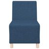 vidaXL Modulares Sofa ohne Armlehnen Blau 55 cm Stoff