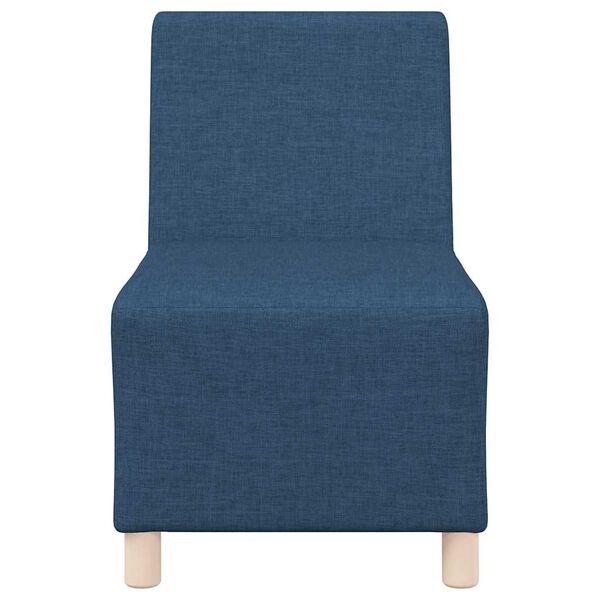 vidaXL Modulares Sofa ohne Armlehnen Blau 55 cm Stoff
