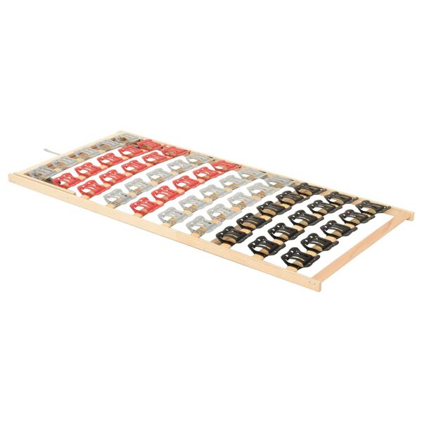 vidaXL Lattenrost mit 12 Latten Verstellbares Kopfteil 80x200 cm