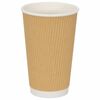 vidaXL Pappbecher mit Deckeln 1000 Stk. 16oz 400ml