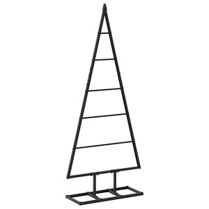 vidaXL Metall Weihnachtsbaum KUOPIO 90 cm Metall Schwarz